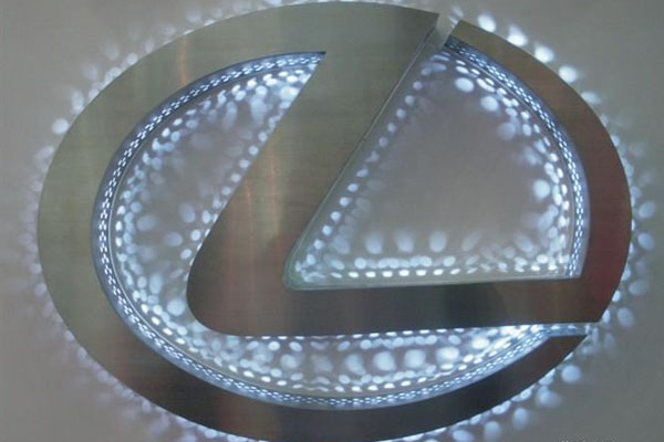 沖孔不銹鋼發(fā)光字